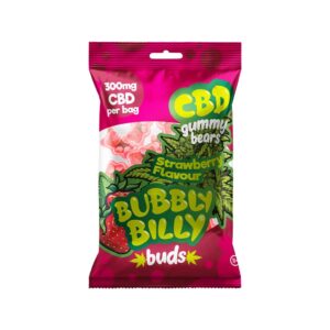 Bubbly Billy Buds Strawberry CBD Gummy Bears (300mg)